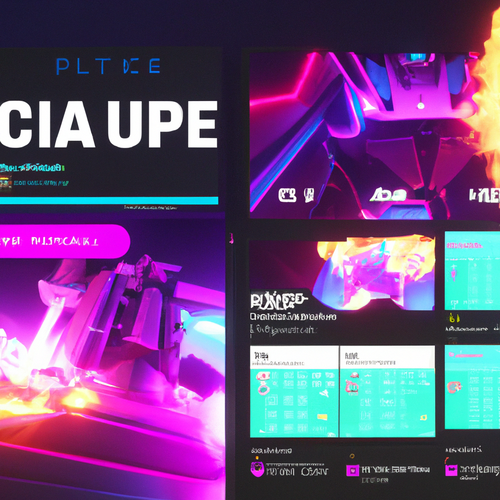 NeonArcade lobby snapshot